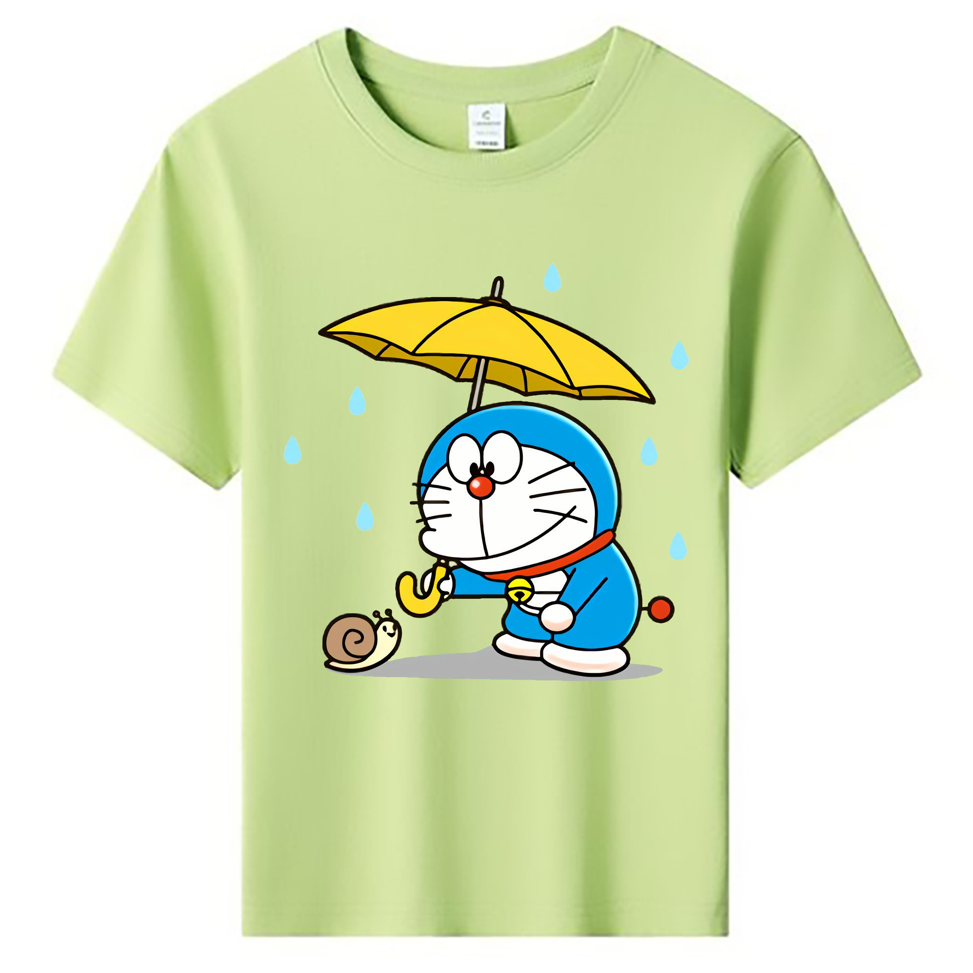 （画像用） ドラえもん Doraemon 綿100％キッズTシャツ（フロントプリント）
